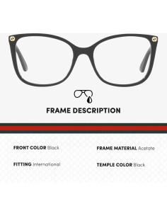 Gafas de Sol Gucci GG0026O Cuadradas 61mm - Lujo Italiano 2