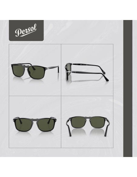 Gafas de Sol Persol PO3059S para Hombres con Kit de Cuidado Gafas de Sol Persol PO3059S para Hombres con Kit de Cuidado