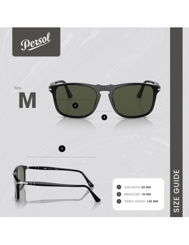 Gafas de Sol Persol PO3059S para Hombres con Kit de Cuidado