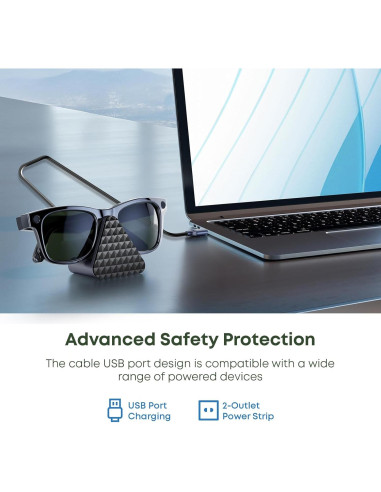 Cargador Portátil para Gafas Ray-Ban Meta - Negro