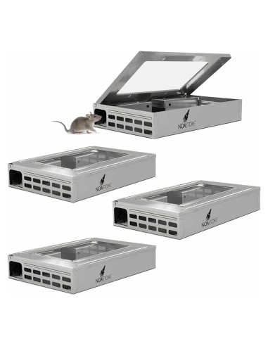 Trampas Humanas para Ratones Noa Store - Paquete de 4 Reutilizables