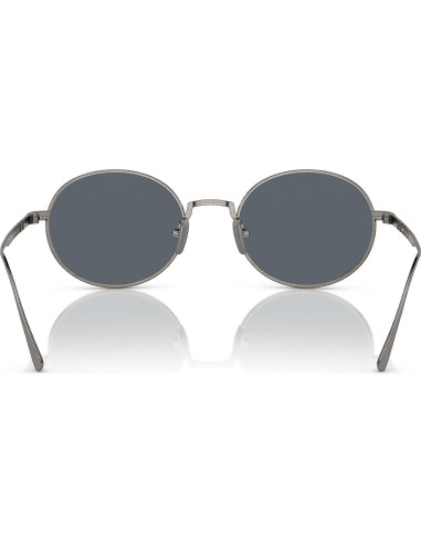 Gafas de sol ovaladas Persol PO5001ST titanio gris lentes azules