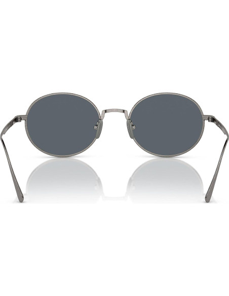 Gafas de sol ovaladas Persol PO5001ST titanio gris lentes azules Gafas de sol ovaladas Persol PO5001ST titanio gris lentes azules