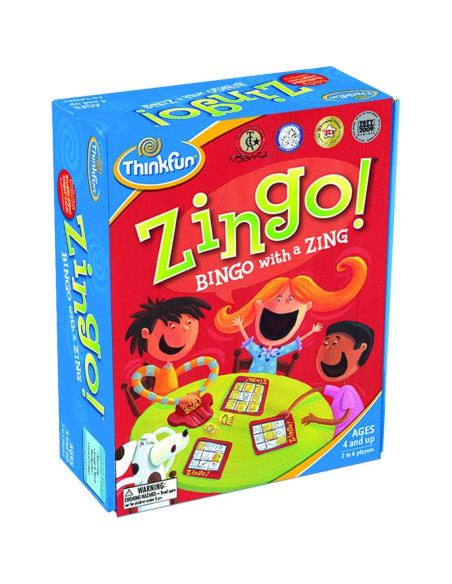 ThinkFun Zingo Bingo Juego de Prelectura para Niños 4+ ThinkFun Zingo Bingo Juego de Prelectura para Niños 4+
