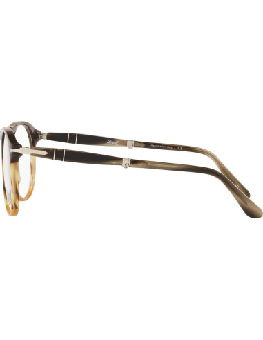 Montura de Gafas de Prescripción para Hombre Persol PO9714VM Marrón Rayas