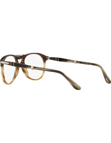 Montura de Gafas de Prescripción para Hombre Persol PO9714VM Marrón Rayas