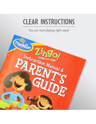 ThinkFun Zingo Bingo Juego de Prelectura para Niños 4+