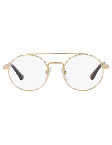 Montura de gafas recetadas redondas Persol PO2496V doradas