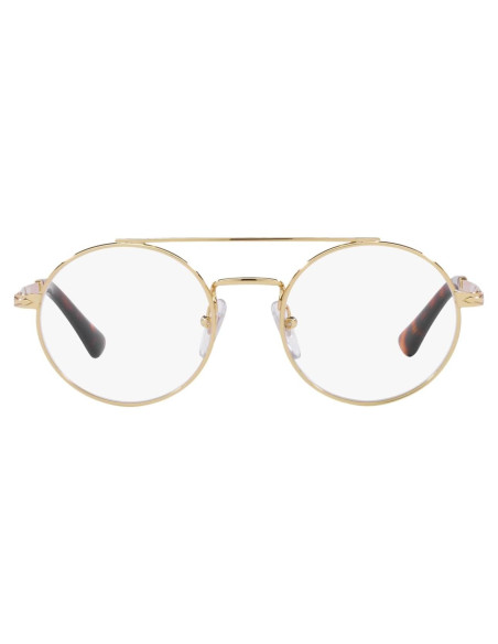Montura de gafas recetadas redondas Persol PO2496V doradas