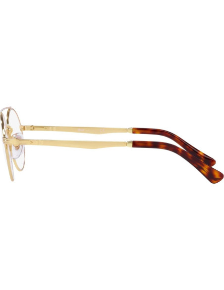 Montura de gafas recetadas redondas Persol PO2496V doradas