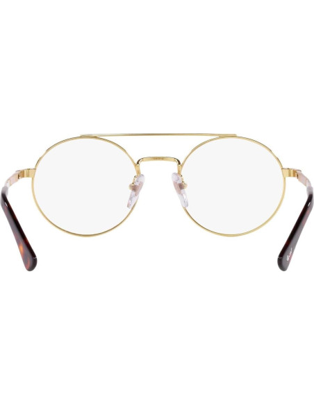 Montura de gafas recetadas redondas Persol PO2496V doradas