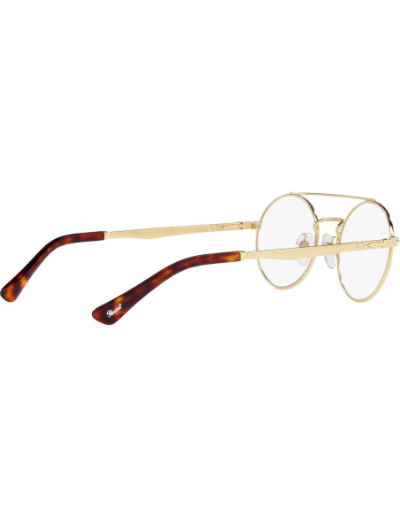 Montura de gafas recetadas redondas Persol PO2496V doradas