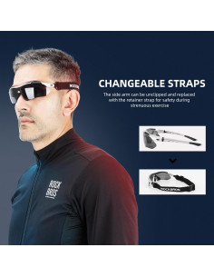 Gafas de Pickleball ROCKBROS UV400 Certificadas ANSI Z87.1 2