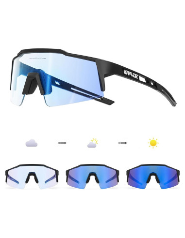 Gafas de Ciclismo Fotoquímicas KAPVOE UV400 Ajustables
