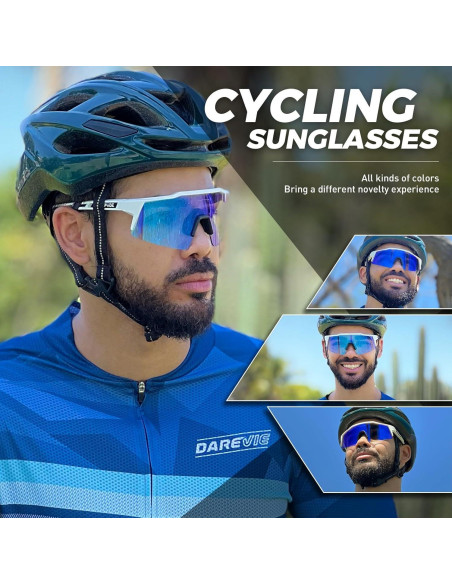 Gafas de Ciclismo Fotoquímicas KAPVOE UV400 Ajustables