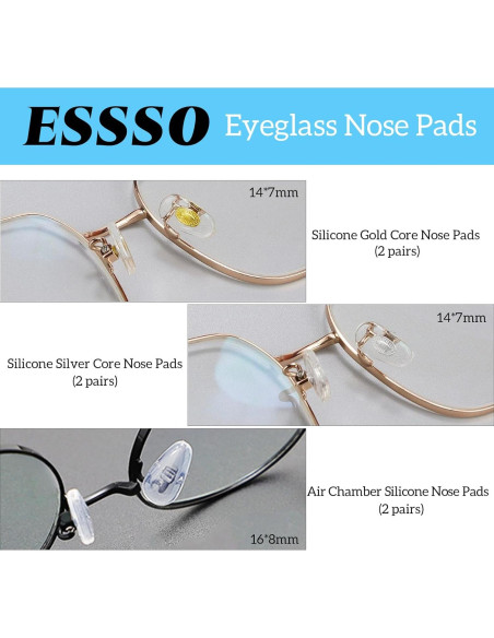 Kit de Reparación de Gafas ESSSO con Tornillos y Destornillador 5-en-1