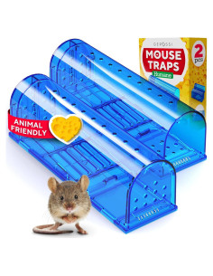 Trampas Humanas para Ratones GEROSSI - Paquete de 2 Reutilizables