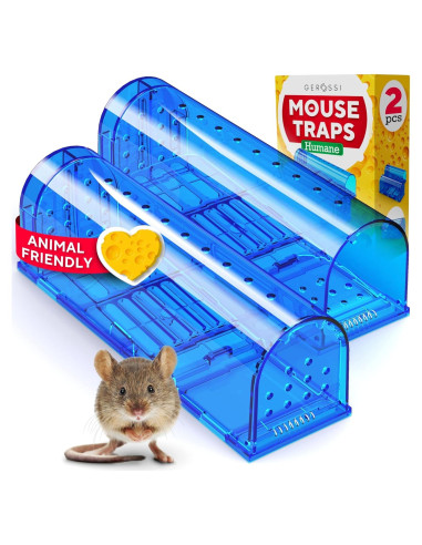 Trampas Humanas para Ratones GEROSSI - Paquete de 2 Reutilizables