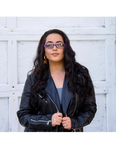 Gafas de sol para motocicleta Birdz Eyewear Chill moradas