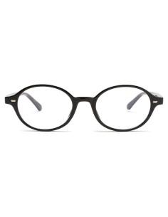 Gafas Ovaladas Retro FEISEDY con Luz Azul para Mujeres y Hombres