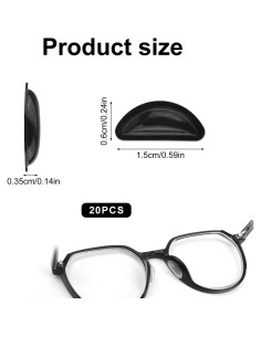 10 Pares Almohadillas Silicona Antideslizante Gafas Gosknor 2