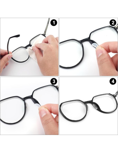 10 Pares Almohadillas Silicona Antideslizante Gafas Gosknor