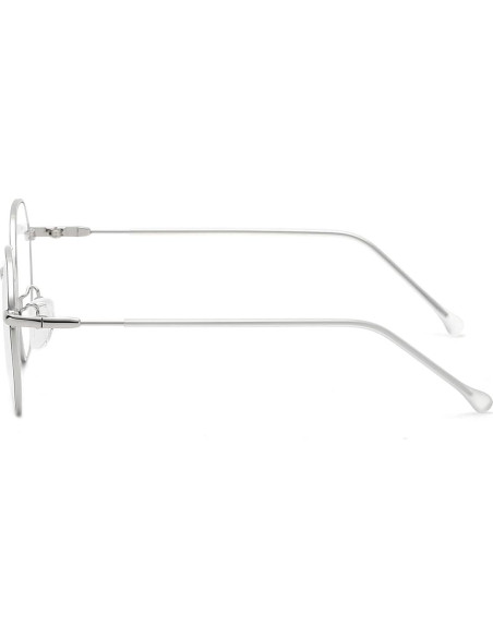 Gafas NIDOVIX Sin Prescripción Unisex Polígono Plata UV400