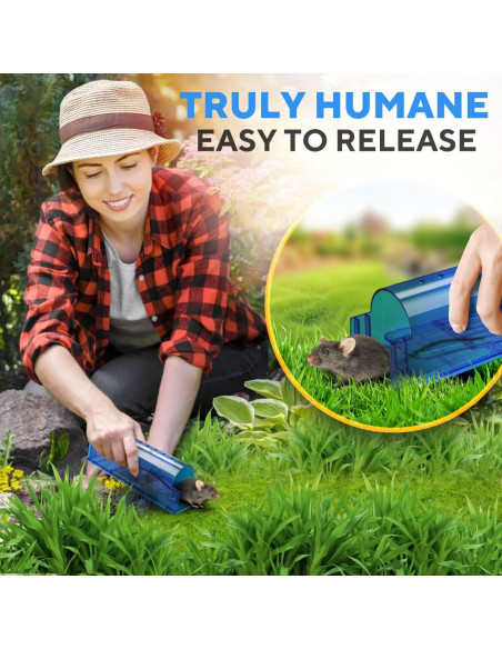Trampas Humanas para Ratones GEROSSI - Paquete de 2 Reutilizables