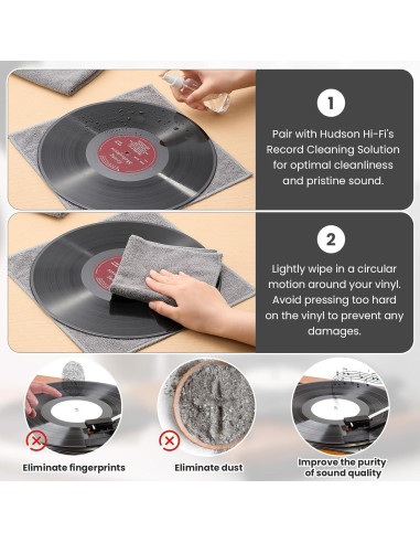 Paños de Microfibra Honeydak 8 Pack 30x30 cm Gris para Limpieza