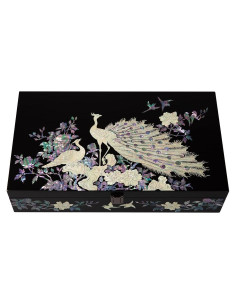 Caja de Gafas de Sol de Madera Antique Alive con 6 Compartimentos