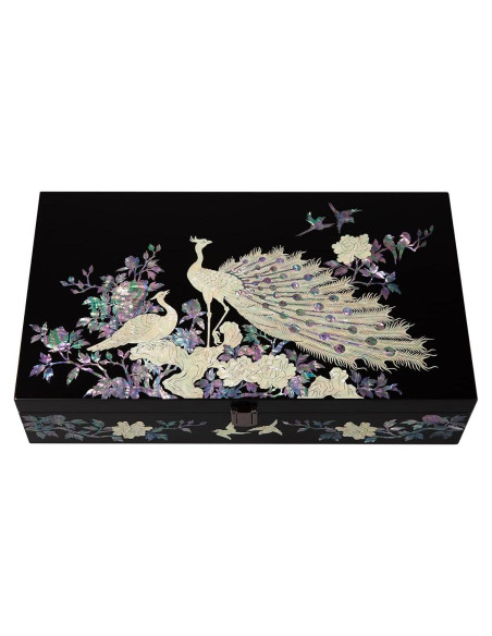 Caja de Gafas de Sol de Madera Antique Alive con 6 Compartimentos