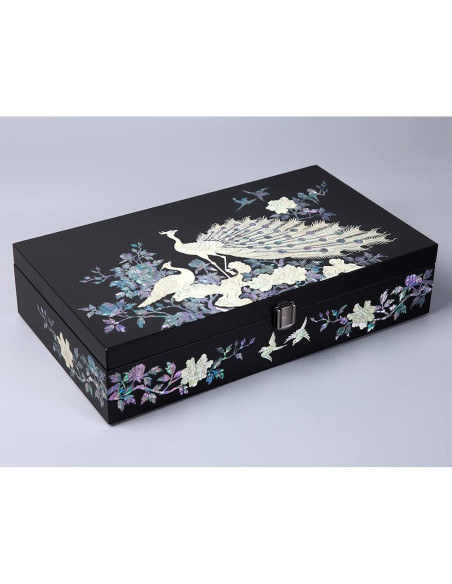 Caja de Gafas de Sol de Madera Antique Alive con 6 Compartimentos