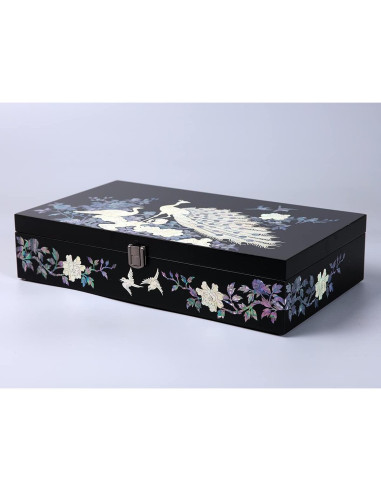 Caja de Gafas de Sol de Madera Antique Alive con 6 Compartimentos