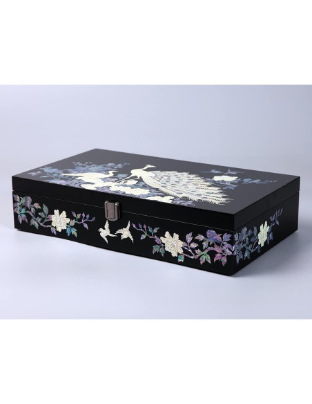 Caja de Gafas de Sol de Madera Antique Alive con 6 Compartimentos