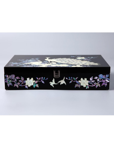 Caja de Gafas de Sol de Madera Antique Alive con 6 Compartimentos