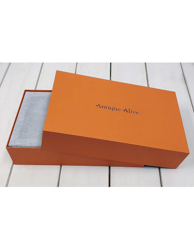 Caja de Gafas de Sol de Madera Antique Alive con 6 Compartimentos