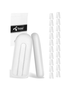 20 Pares Almohadillas de Nariz Silicona Suave Tolaxy 12mm