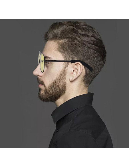 6 Almohadillas de Algodón Negras SHUNCHG para Gafas Cómodas