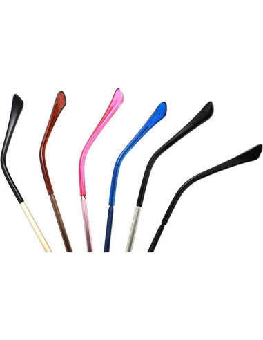 Patas de Gafas de Reemplazo Janky Plateadas 13.97 cm 3-en-1