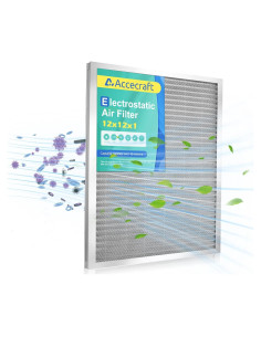 Filtro de Aire Electroestático Accecraft 30x30 cm Lavable MERV 8