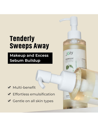 Aceite Limpiador de Poros Jozy 200ml - Desmaquillante Suave