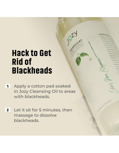 Aceite Limpiador de Poros Jozy 200ml - Desmaquillante Suave