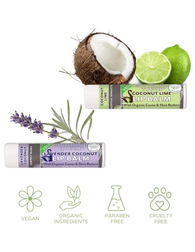 Set de 6 Bálsamos Labiales Veganos Soothing Touch - Jumbo