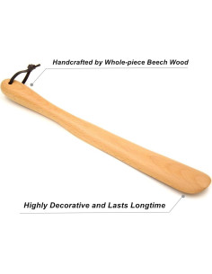 Cuchara de Zapato Bamber 38 cm Madera de Haya Ergonómica 2