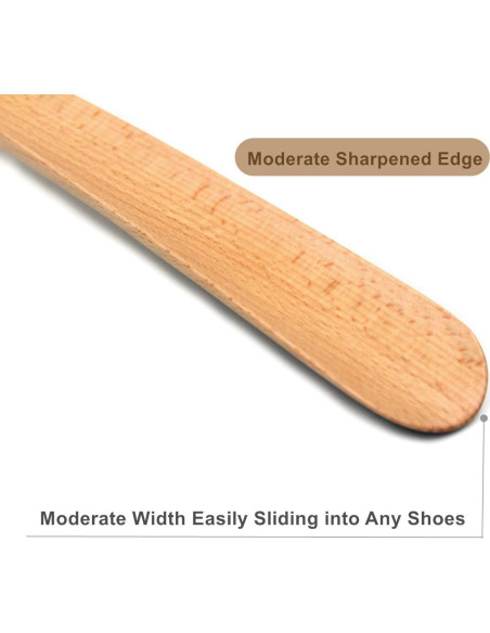 Cuchara de Zapato Bamber 38 cm Madera de Haya Ergonómica Cuchara de Zapato Bamber 38 cm Madera de Haya Ergonómica