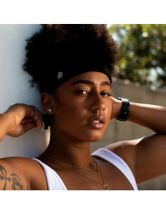 Diadema Gymwrap 2.0 Ajustable para Ejercicio y Deportes - Negro 2