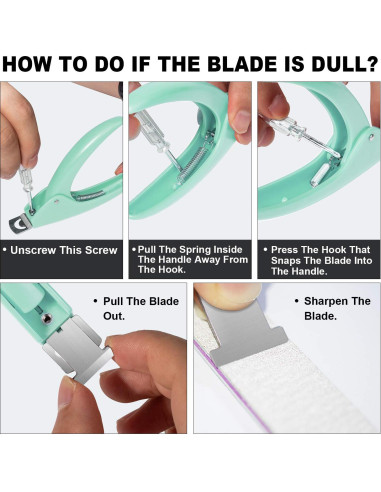 Cortador de Uñas Falsas GA&EN Verde Acrílico Ajustable