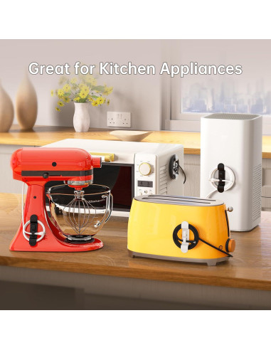 Organizador de Cables para Electrodomésticos Daisyhome 6 Piezas