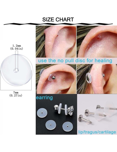 Kit de perforación de orejas QWALIT con aretes y accesorios Kit de perforación de orejas QWALIT con aretes y accesorios