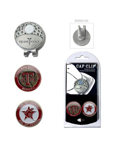 Clip de Gorra Team Golf Texas A&M Aggies con 2 Marcadores